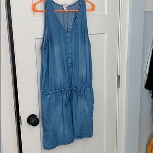 Denim romper